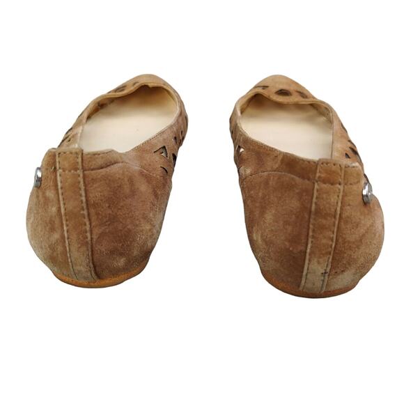 Tan Suede pointed toe Calvin Klein Flats sz 8.5 - Picture 4 of 8